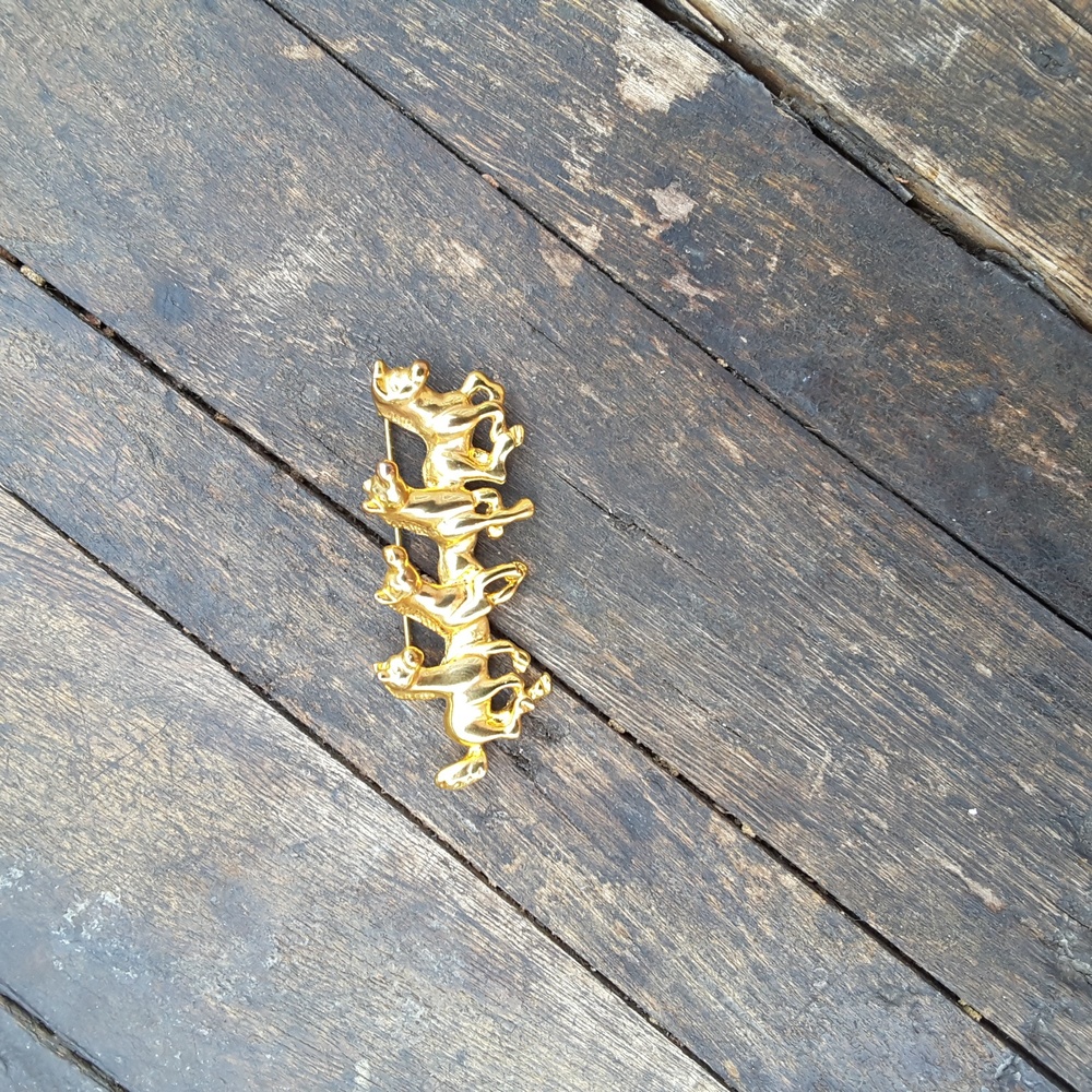 Gold Stocktie Pin